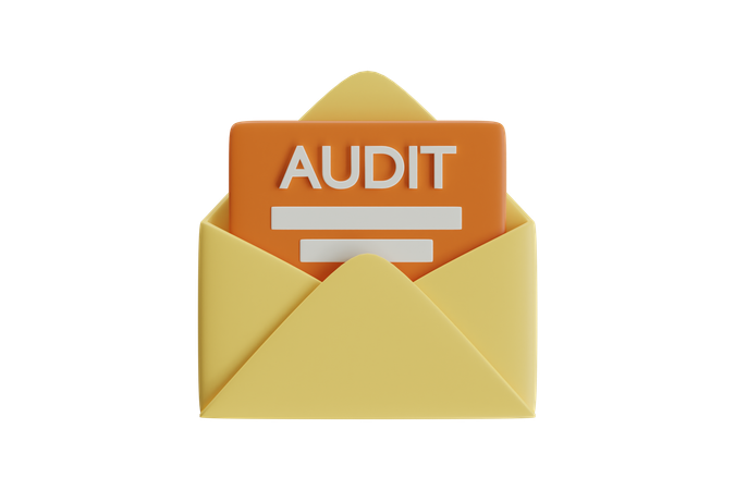 Enveloppe d'audit  3D Icon