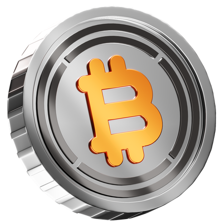 Bitcoin enveloppé  3D Icon