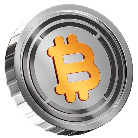 Bitcoin enveloppé  3D Icon