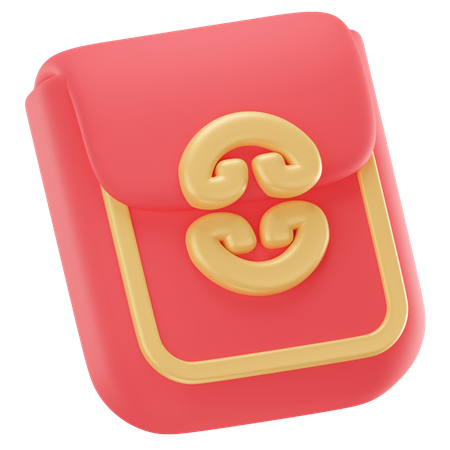 Enveloppe chinoise  3D Icon