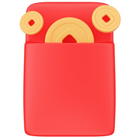 Enveloppe chinoise  3D Icon