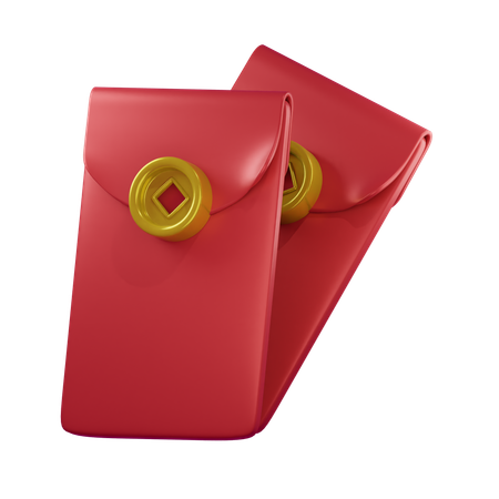 Enveloppe chinoise  3D Icon