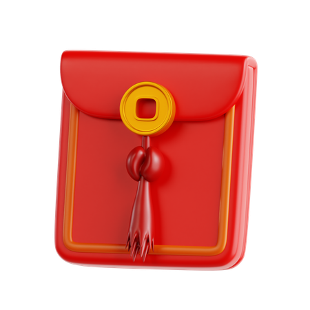 Enveloppe chinoise  3D Icon