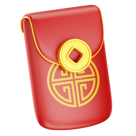 Enveloppe chinoise  3D Icon