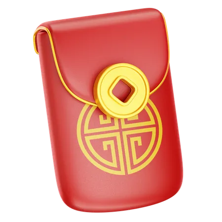 Enveloppe chinoise  3D Icon