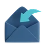 enveloppe email avec flèche