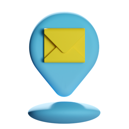 Broche d'emplacement de l'enveloppe  3D Icon