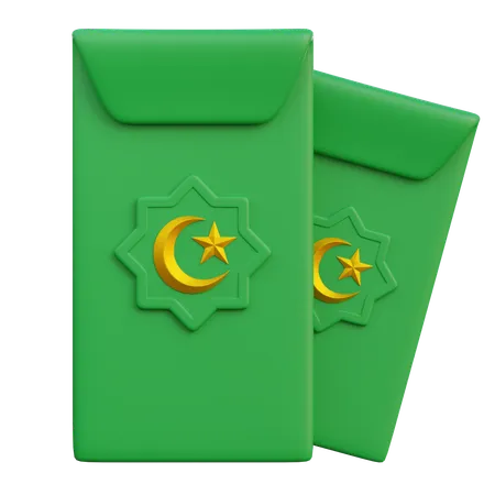 Enveloppe de ramadan  3D Icon