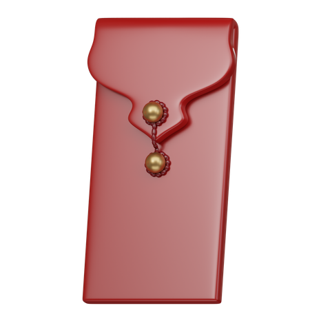 Enveloppe rouge  3D Icon