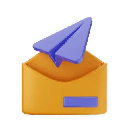 Enviando correo  3D Icon