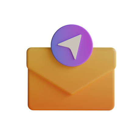 Enviar correo  3D Icon