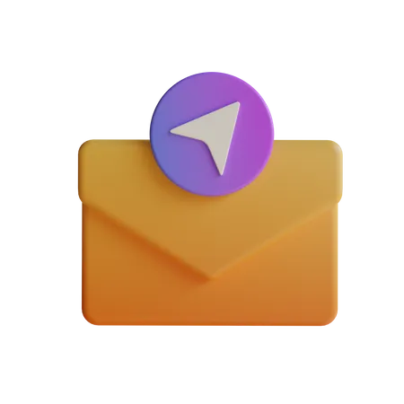 Enviar correo  3D Icon