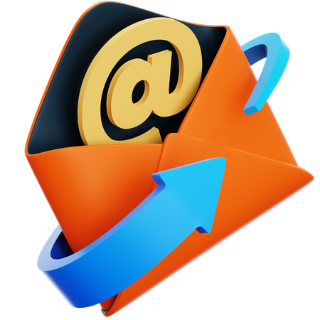 Enviar correo electrónico  3D Icon