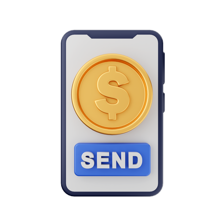 Enviar dinero  3D Icon