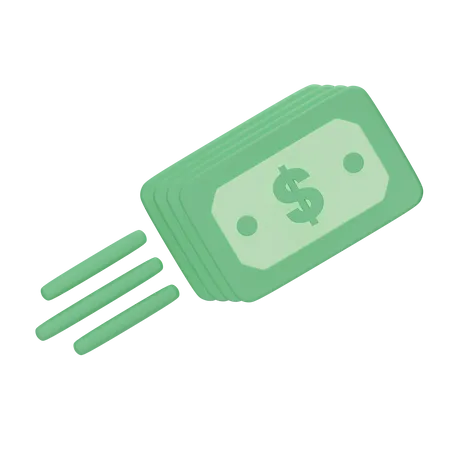 Enviar dinero  3D Icon