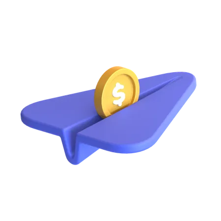 Enviar dinero  3D Icon