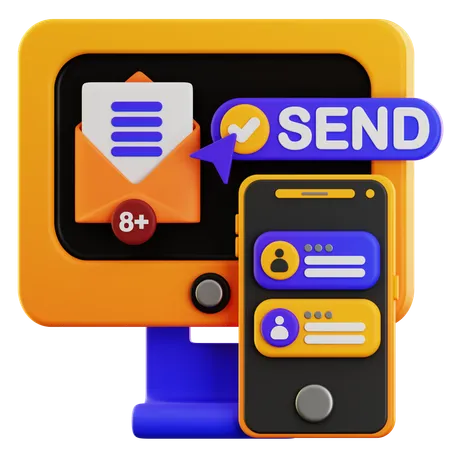 Enviar email  3D Icon