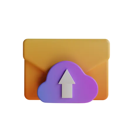 Carregar e-mail  3D Icon