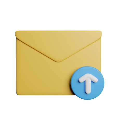 Carregar e-mail  3D Icon