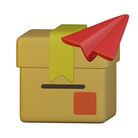 Enviar paquete  3D Icon