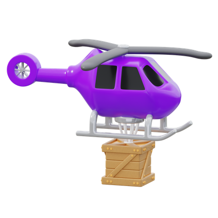 Transporte aéreo  3D Icon
