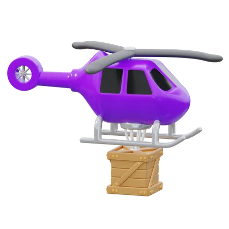 Transporte aéreo  3D Icon