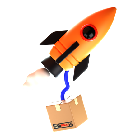 Envío aéreo  3D Icon