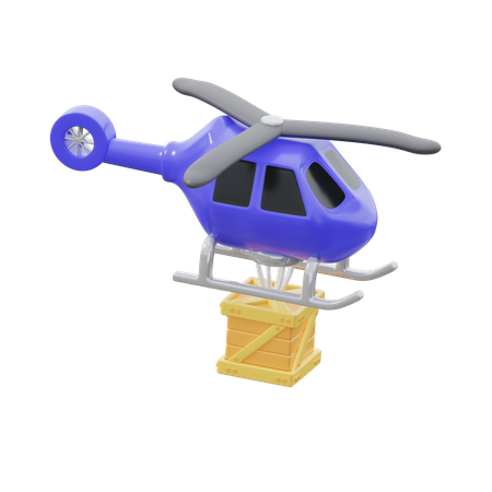 Transporte aéreo  3D Icon