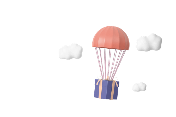 Envio de presentes  3D Icon