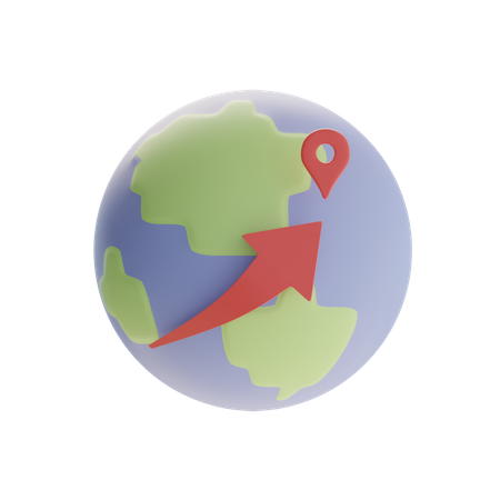 Envio global  3D Icon