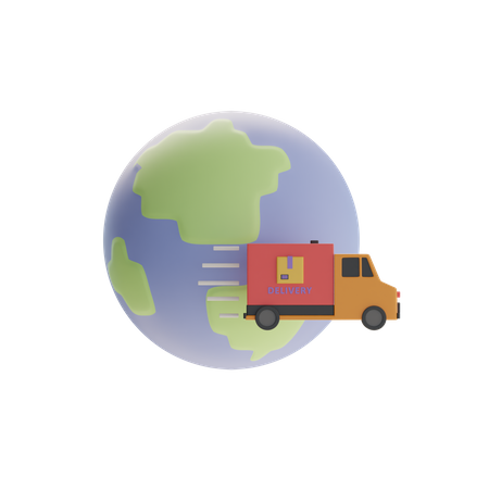 Envio internacional  3D Icon