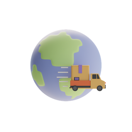 Envio internacional  3D Icon
