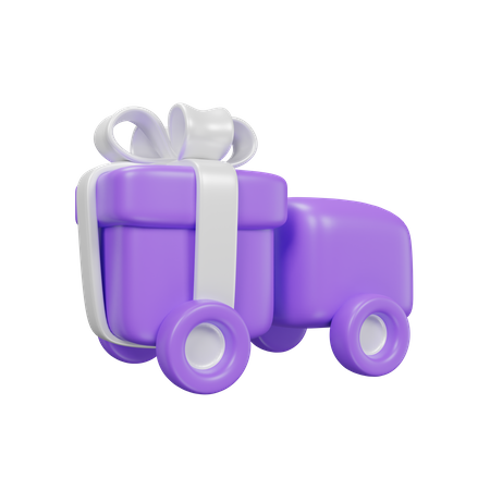 Envío de regalo  3D Icon