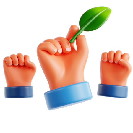環境活動家  3D Icon