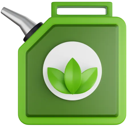 Environmental Friendly Fuel  3D Icon