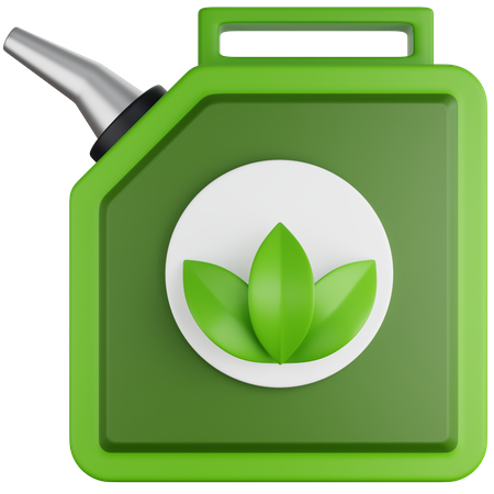 Environmental Friendly Fuel  3D Icon