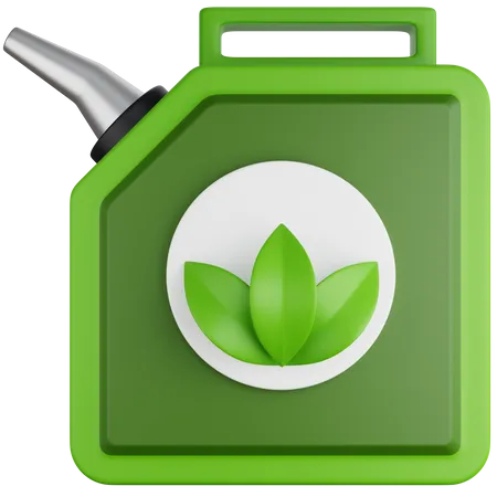 3 D Icon Illustration Environmental Friendly Fuel 3D Icon