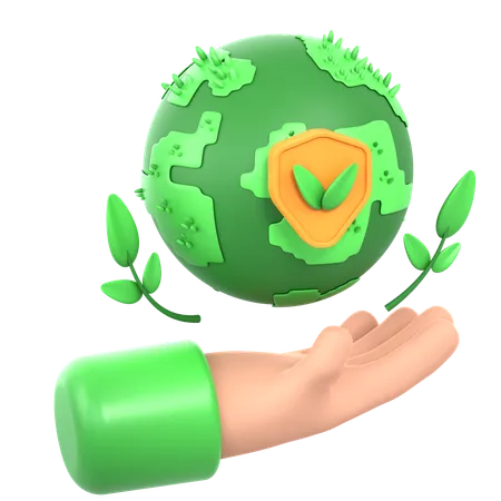 Environmental Protection  3D Icon