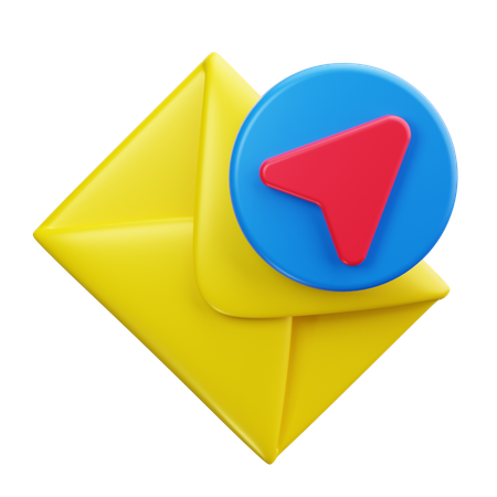 Envoi de courrier  3D Icon