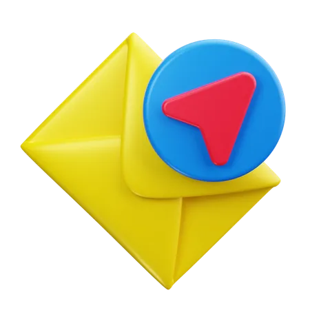 Envoi de courrier  3D Icon