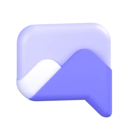 Comment Alt Image  3D Icon