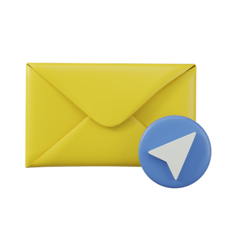 Envoi de mail  3D Icon