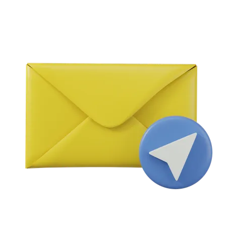 Envoi de mail  3D Icon