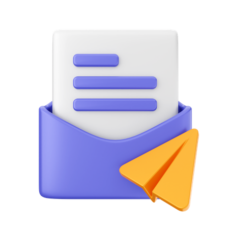 Envoi de mail  3D Icon