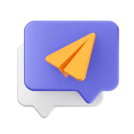 Envoi du message  3D Icon