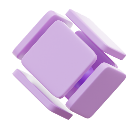 Envolvente cuboide  3D Icon