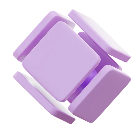 Envolvente cuboide  3D Icon