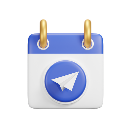 Envoyer le calendrier  3D Icon