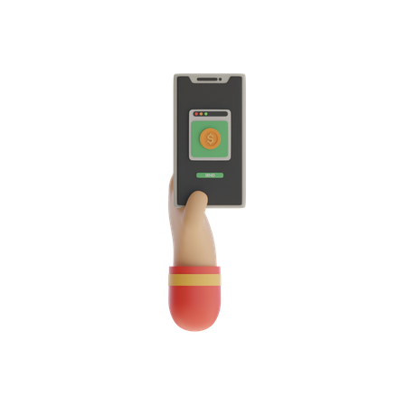Envoyer de l'argent  3D Icon