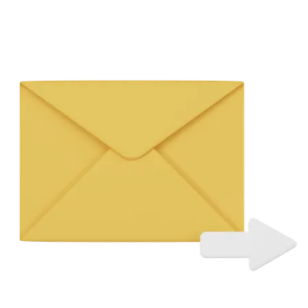 Envoyer un e-mail  3D Icon